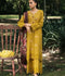 Hemstitch Lawn Embroidered Stitched 3-Piece Suit-Matcha