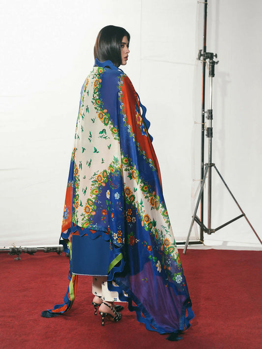 Jugnu by Hussain Rehar The Reserved View SS/Edit I Cotton Embroidered Unstitched 3-Piece Suit-Tahmi