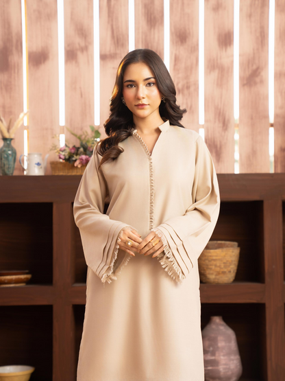 Panache Apparel Winter Core Linen Stitched Suit-Tundra