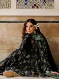 Black Panache Apparel Noor Mahal Cotton Printed Stitched Suit-Roshina
