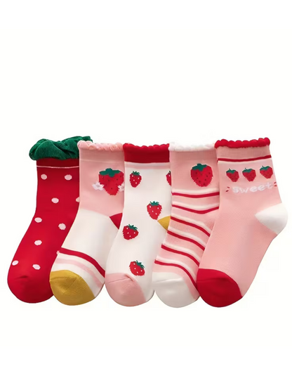 Mum n Bub Printed Crew Socks