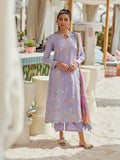 Farah Talib Aziz Jacquard Lawn Embroidered Unstitched 3-Piece Suit-Liliana Lavender