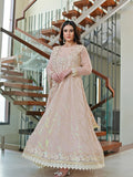 Farooq Hameed Studio Chiffon Embroidered Stitched 3-Piece Suit-Sandal