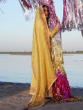 Hussain Rehar Surkh Eid Pret'25 Lawn Embroidered Stitched 3-Piece Suit-Soana