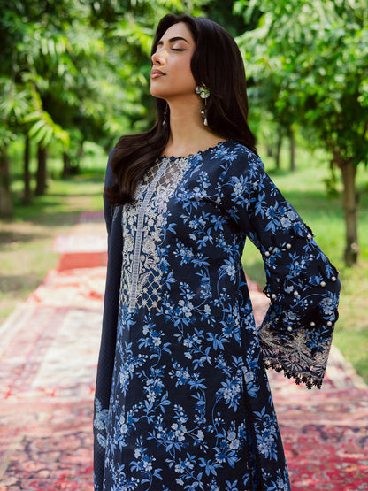 Parishay Rang e Sarma Khaddar Embroidered Unstitched 3-Piece Suit-SAR-11