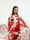 Imran Aftab Valentine's Day Raw Silk Printed Unstitched 3-Piece Suit-IAVD 07