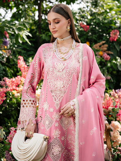 Mahnur Secret Garden Karandi Embroidered Stitched 3-Piece Suit–SG-004