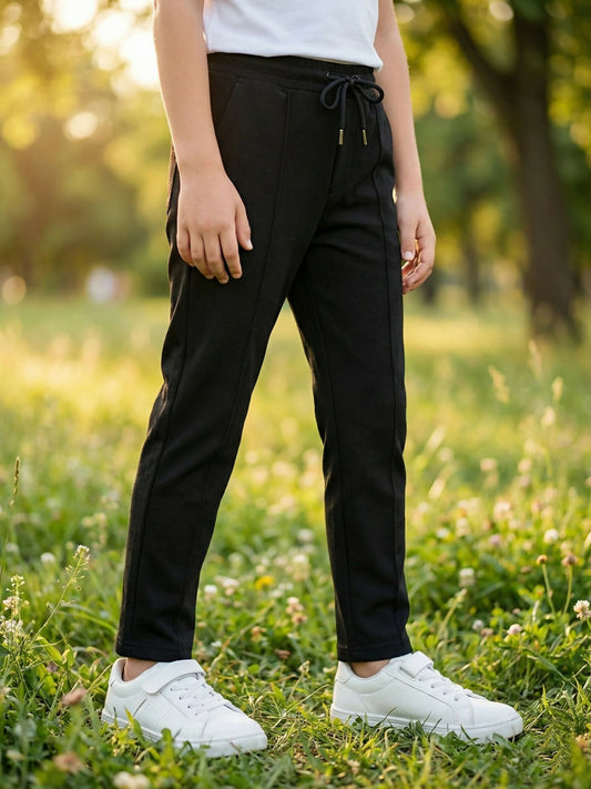 Velvour Imported Popcorn Trouser-VWT41-AT