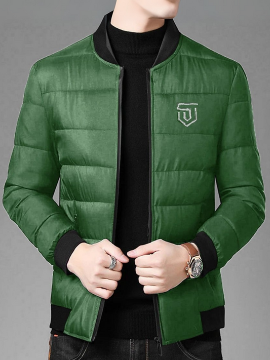 Jupiter men’s padded puffer jacket with Henley collar, ribbed cuffs and bottom, front zip closure, and side pockets. Made from 100% polyester with 3-layer protection, water, snow, and wind resistant for ultimate winter warmth.