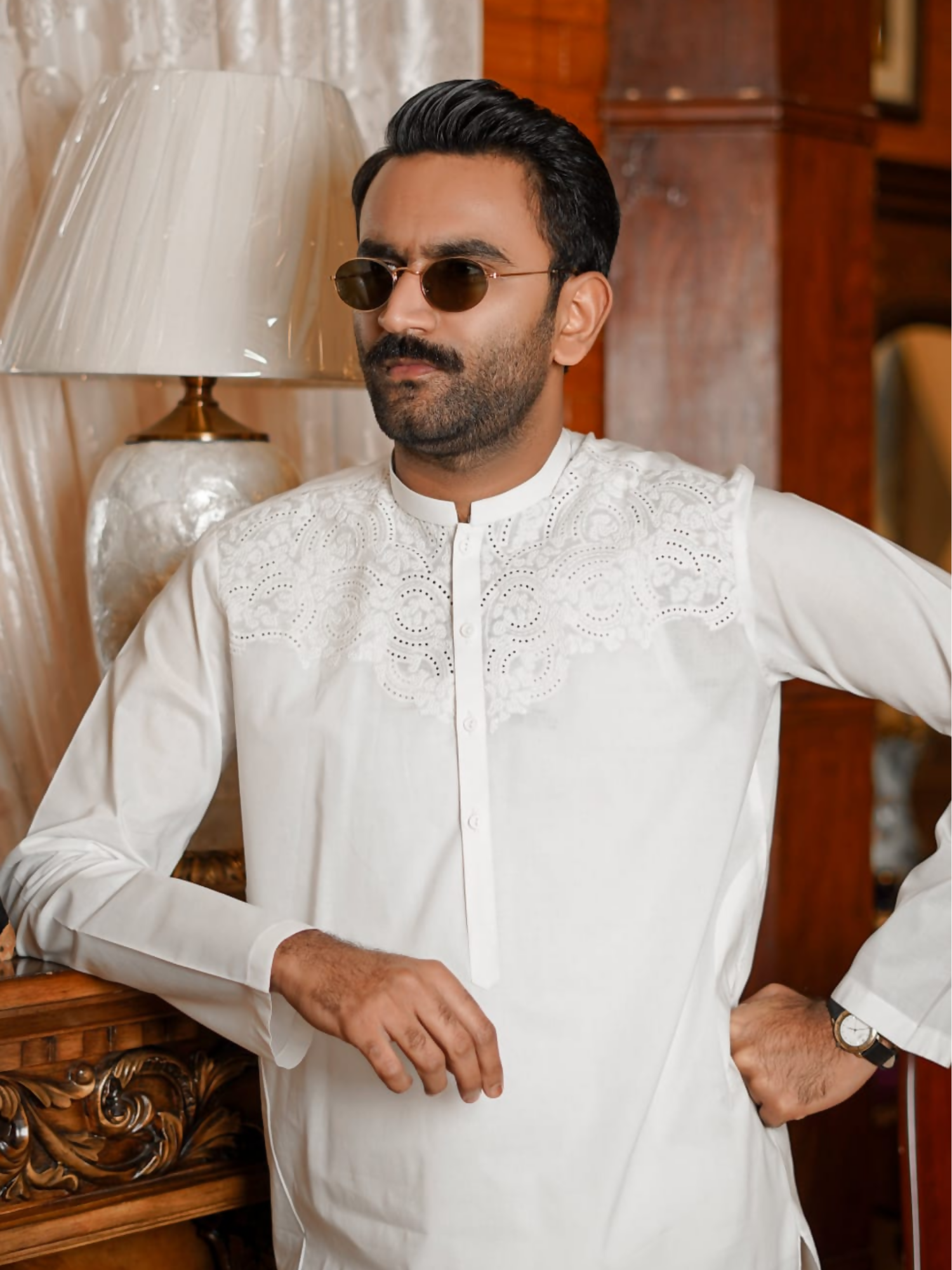 Fabrich Virsa Cotton Embroidered Unstitched Shalwar Kameez-FAB-8660