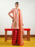 Hussain Rehar Basic Not Basic IV Raw Silk Embellished Stitched 3-Piece Suit-Blush