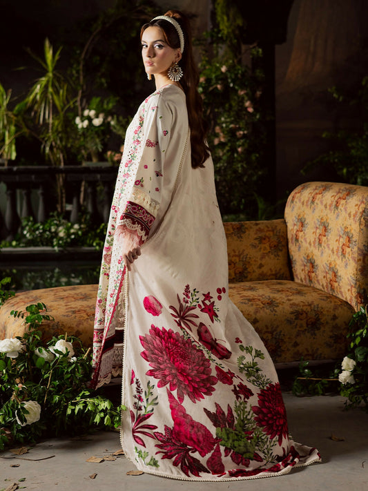 Mahnur Amelia Kotrai Embroidered Stitched 3-Piece Suit-CK-002