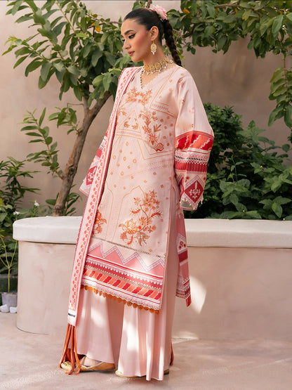 Binilyas Kotrai Embroidered Unstitched 3-Piece Suit-795-A