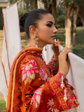 Naqsh Festive Edit Print Kari Lawn Embroidered Unstitched 3-Piece Suit-N-00117