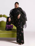 Hussain Rehar Candy Soap Raw Silk Embellished Stitched 3-Piece Suit-Casse