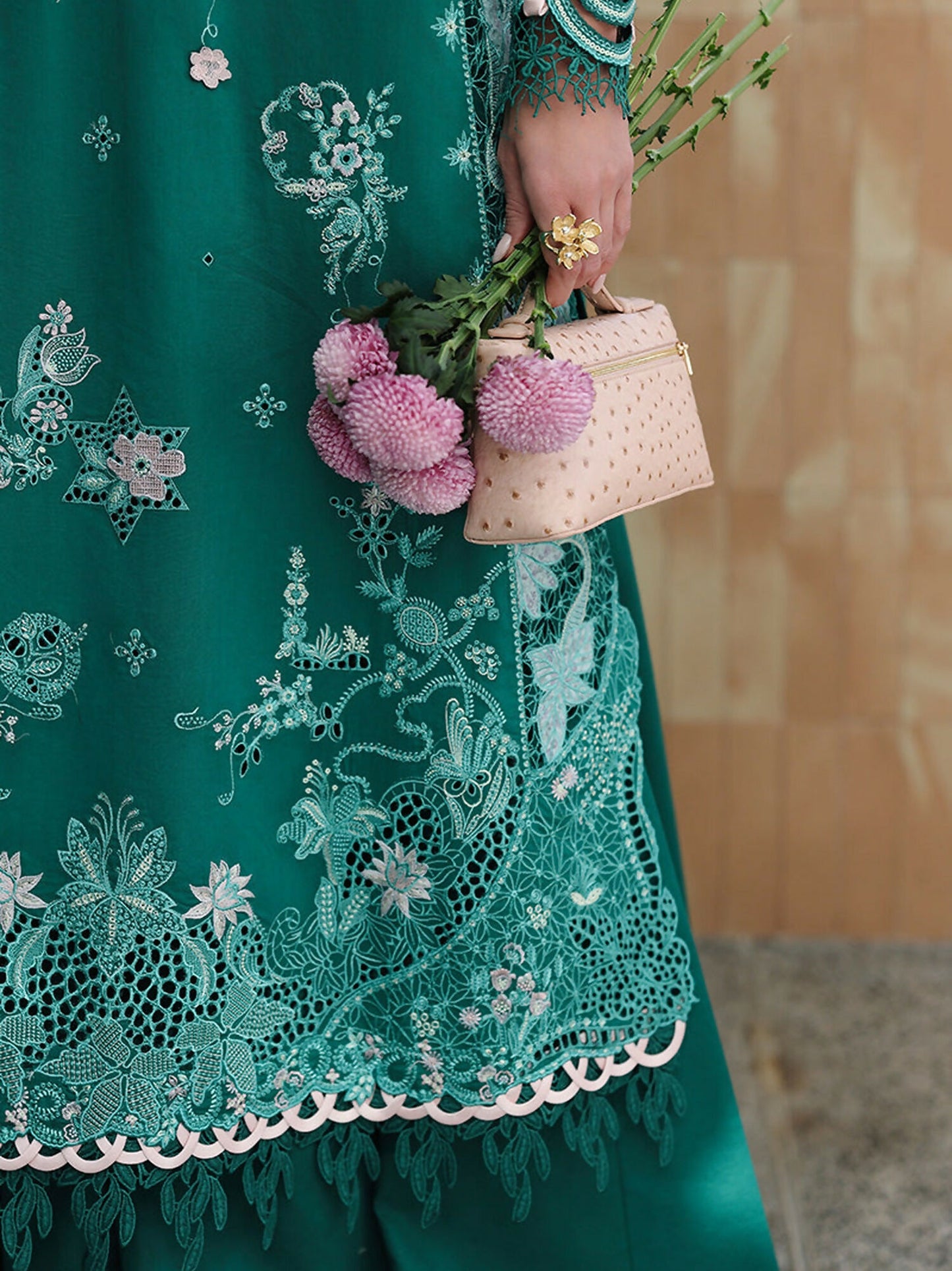 Qalamkar Chikankari Eid Edit'26 Lawn Embroidered Unstitched 3-Piece Suit-CM-07 Rogue
