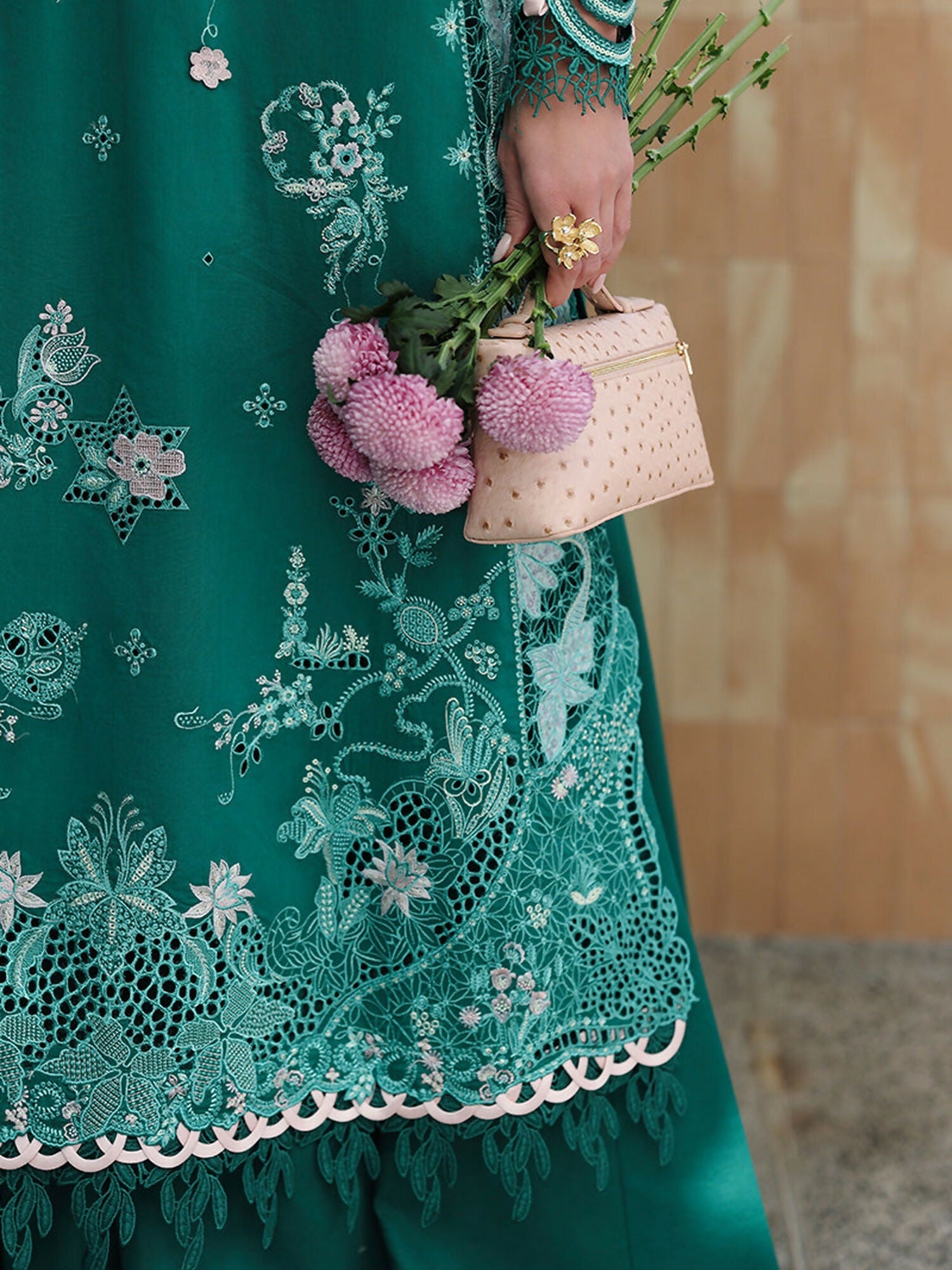 Qalamkar Chikankari Eid Edit'26 Lawn Embroidered Unstitched 3-Piece Suit-CM-07 Rogue