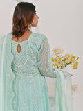 Farooq Hameed Studio Pariza Lux Festive'25 Organza Embroidered Stitched 3-Piece Suit-Aahana