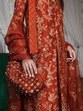 Hussain Rehar Basic Not Basic 3 Raw Silk Embellished Stitched 2-Piece Suit-Flamme