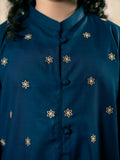 Velvour Girls Cotton Embroidered Co-Ord Set-VG190-B
