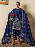 Hussain Rehar Pret SS'25 Raw Silk Embellished Stitched 3-Piece Suit-Twil