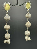 H&A Jewellery Handmade Brass Oxidized Jhumka