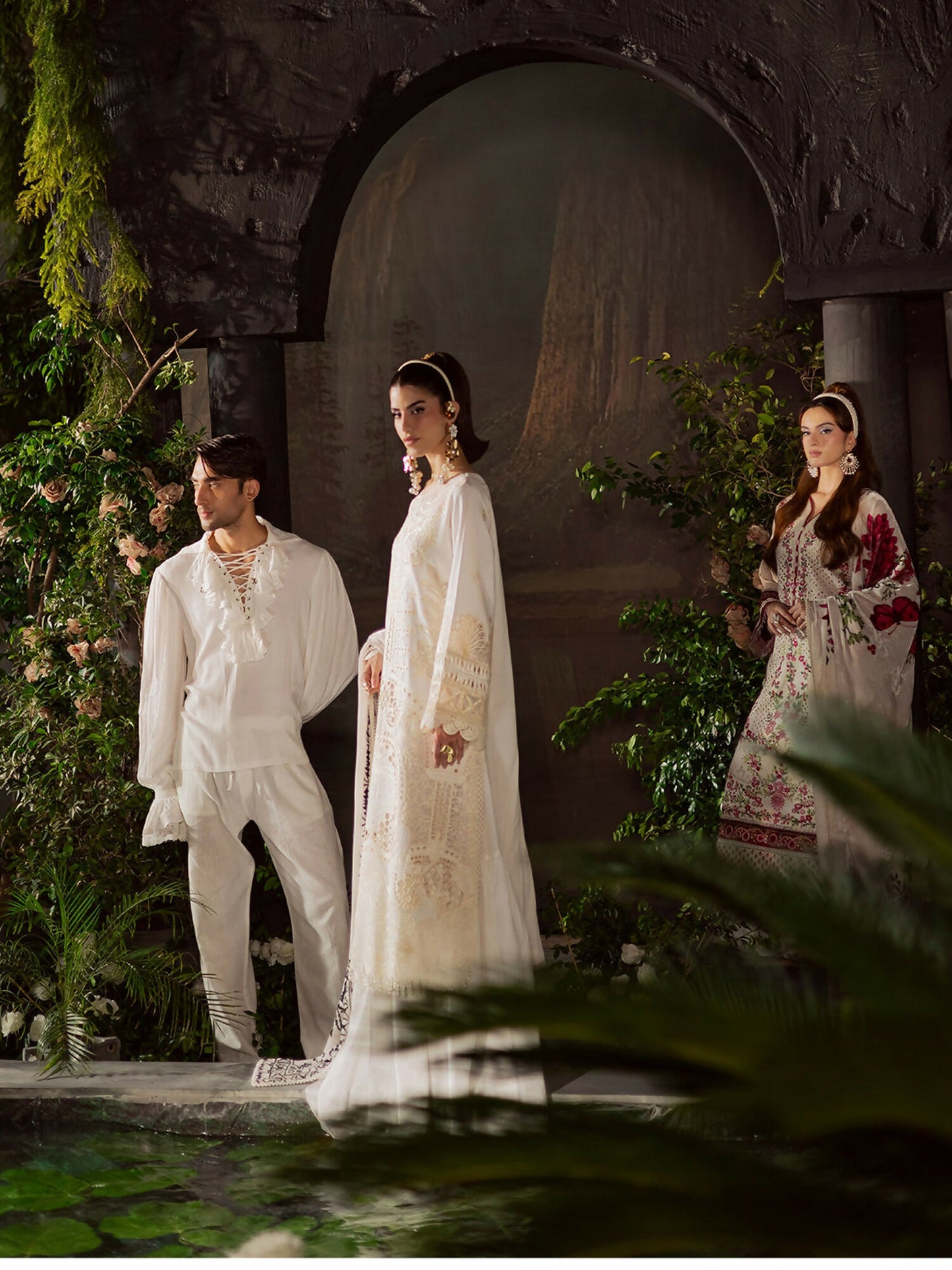 Mahnur Amelia Kotrai Embroidered Unstitched 3-Piece Suit-CK-003