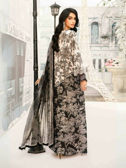 Maria B Lawn Embroidered Unstitched-3-Piece-Suit-MPT-2608-B