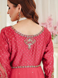 Farooq Hameed Studio Wedding Festive'25 Net Embroidered Stitched 3-Piece Suit-Seriya