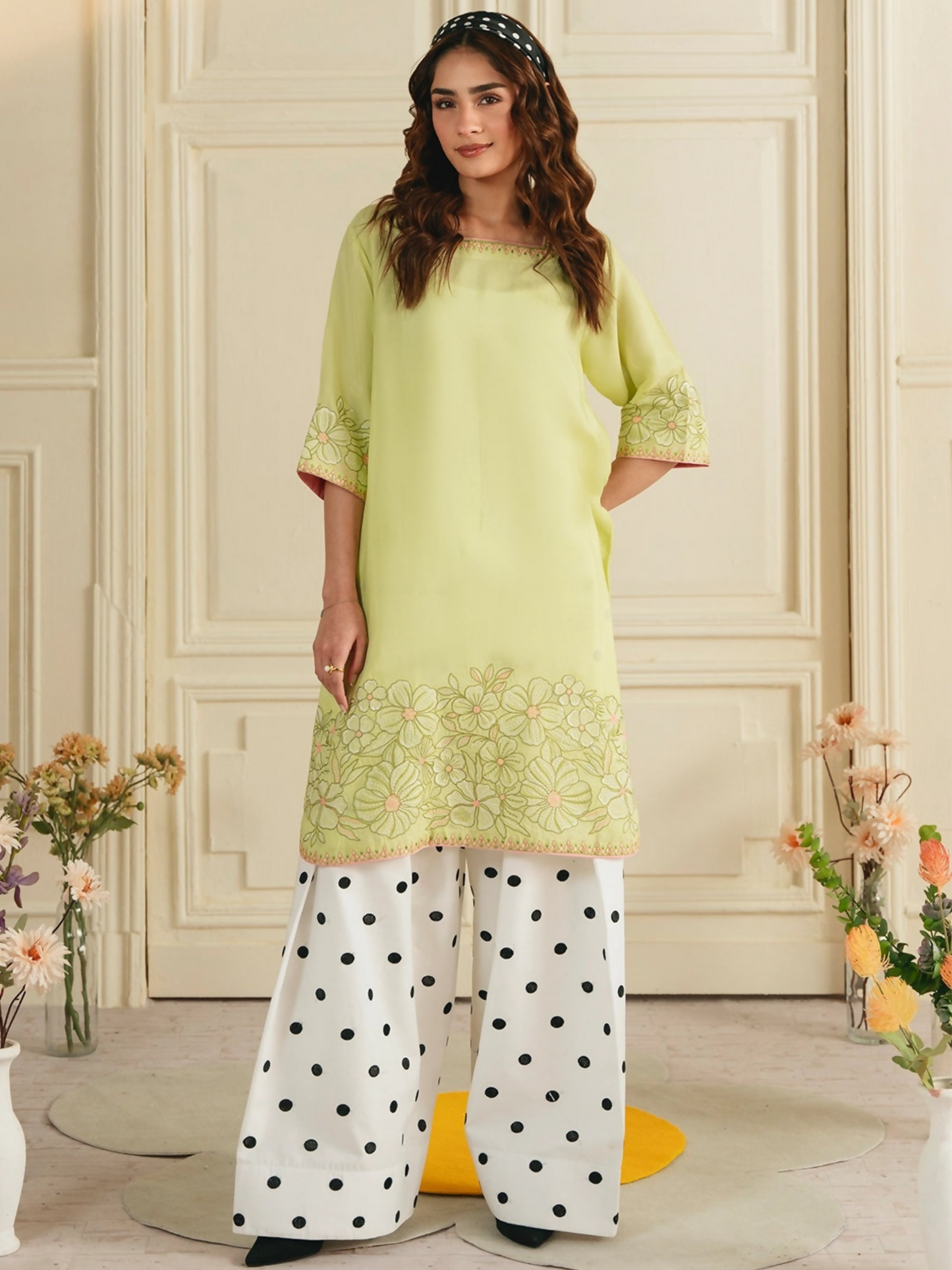 Mannat Clothing Boho Summer'26 Cotton Embroidered Stitched Suit-Petaline