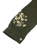 Velvour Girls Cotton Embroidered Stitched Tunic-VG65-C