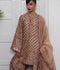 Hussain Rehar Pret SS'25 Raw Silk Embroidered Stitched 3-Piece Suit-Fran
