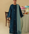 Mannat Clothing Boho Summer'26 Cotton Embroidered Stitched Suit-Sapphire