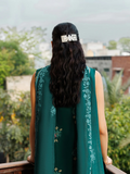 Green Panache Apparel Noor Mahal Cotton Printed Stitched Suit-Aylaar