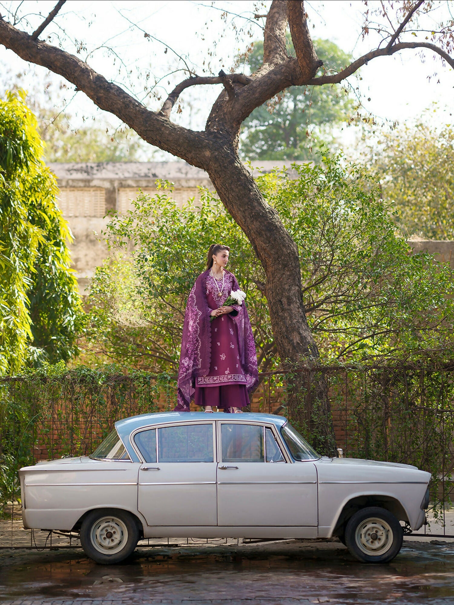 Mahnur Fiona Lawn'26 Embroidered Unstitched 3-Piece Suit-F-10