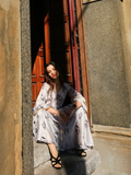 Panache Apparel Silk Printed Dress-Aroma