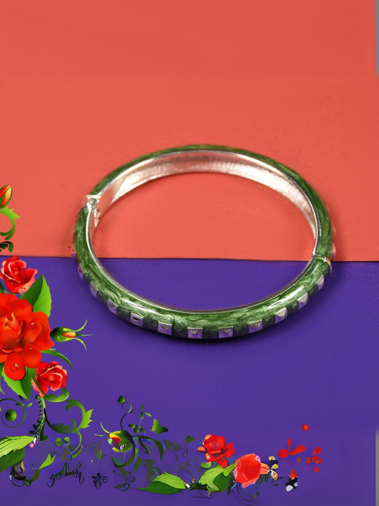 Mini Box design Clutch Bangle (5)