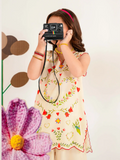 Panache Apparel Bloomie Silk Lawn Printed Stitched Suit-Zibelle