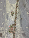 Fehm Cotton Net Embroidered Unstitched 2-Piece Suit