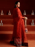 Hussain Rehar Luxury Pret'23 Organza Embellished Stitched 3-Piece Suit-Faia
