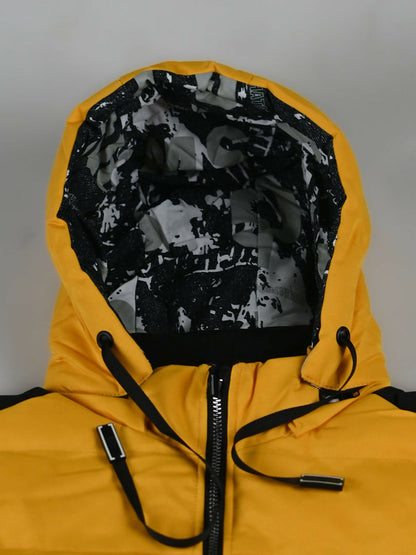Funky Imported Double Sided Heavy Insulated Hooded Puffer Jacket For Men-14843