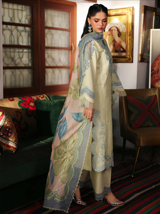 Binilyas Lumina Summer Lawn Embroidered Unstitched 3-Piece Suit-L72-B