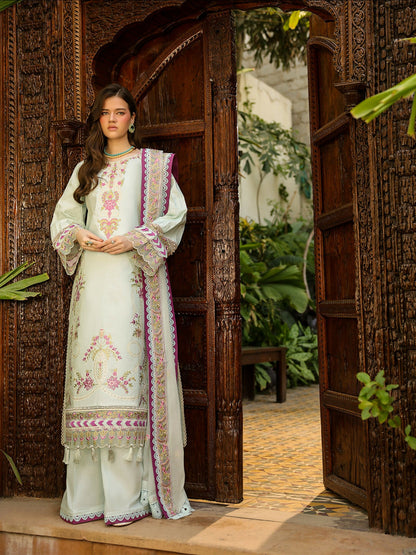 Mahnur Shanaya Vol 2 Lawn Embroidered Unstitched 3-Piece Suit-SH-12