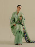 COCO by Zara Shahjahan Jacquard Embroidered Unstitched 3-Piece Suit-Sufa-5A
