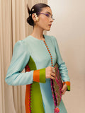 Hussain Rehar Pay Day Vol II Raw Silk Stitched 1-Piece-Rame