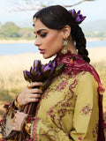 Hussain Rehar Luxury Lawn SS'25 Embroidered Unstitched 3-Piece Suit-Minted