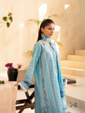 RajBari Jahaan Premium Festive Lawn Embroidered Unstitched 3-Piece Suit-SIRA 5-B