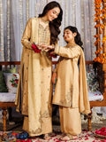 Panache Apparel Noore Eid Edit Sheesha Silk Embroidered Stitched Suit-Deyar Kids
