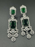 H&A Jewellery One Carat Silver Rhodium Plated Earrings
