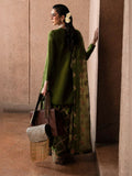 Hussain Rehar Luxury Pret Eid'24 Raw Silk Embellished Stitched 3-Piece Suit-Celeine